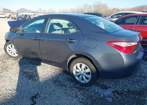 2016 Toyota Corolla Le z USA, uszkodzony, nr VIN 2T1BURHE1GC693243